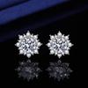 2026 Two Carat Sunflower Set, Diamond Ring, Necklace, Stud Earrings Women's Fashion Accessories