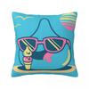 Pillow Cover D-Dragon Quest Slime Printed Cushion Cover Novelty Pillow Case For Sofa Home Decorative Pillowcases