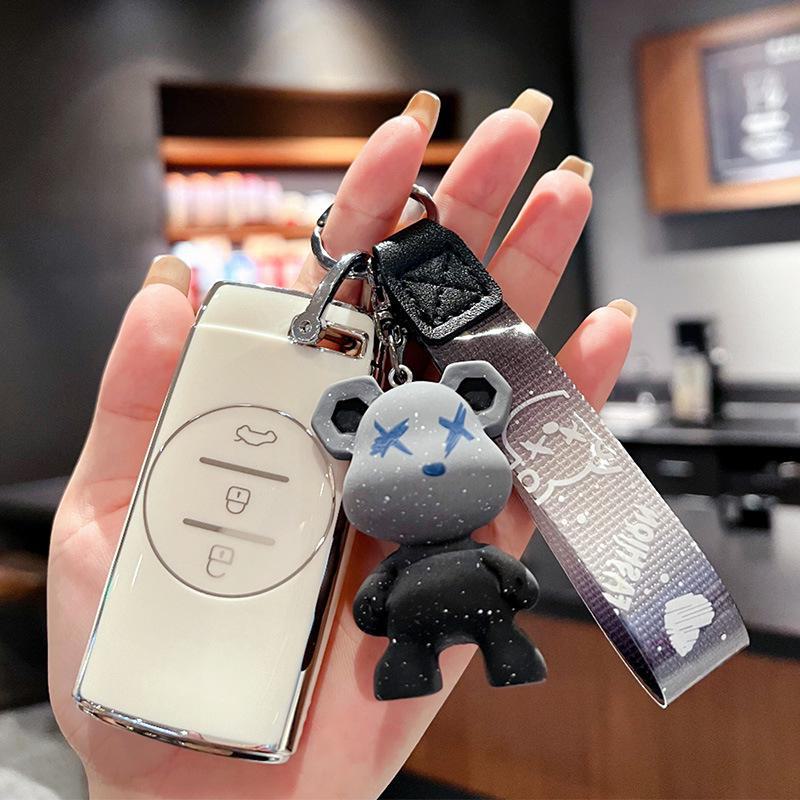 Чехол для ключа Chery Xingtu TX Tiggo 7 для 21 модели — высококачественный чехол с пряжкой для автомобилей Zhuifeng Lingyun Lanyue LX, 3X и 5X.
