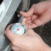 Tyre Air Pressure Tester Easy to Read Stainless Tire Pressure Gauge Meter Testing Tool Universal for Car Auto Motorcycle