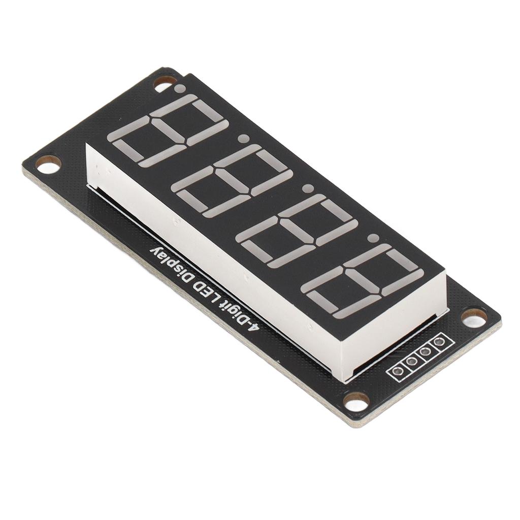 Цифровой светодиодный дисплейный модуль с трубкой, 4 цифры, 7 сегментов, 0,56 дюйма, чип привода TM1637, зеленый