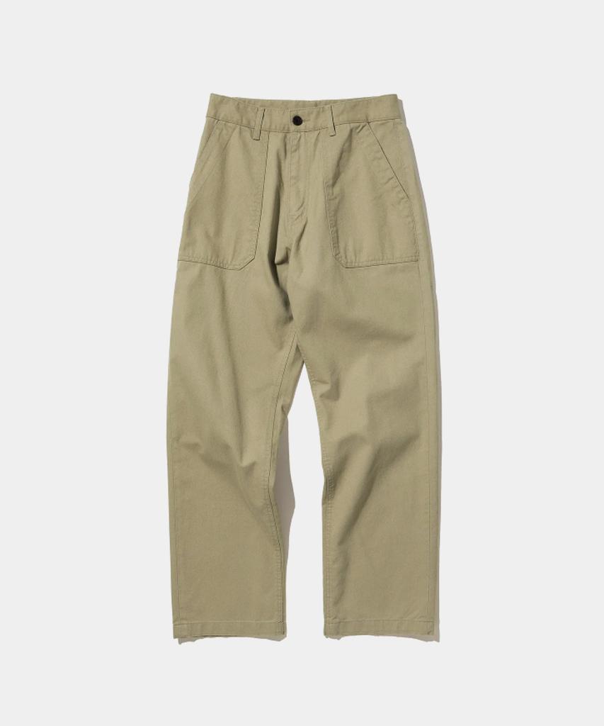 UNIFORM BRIDGE Хлопковые брюки-карго Regular Fit Бежевые