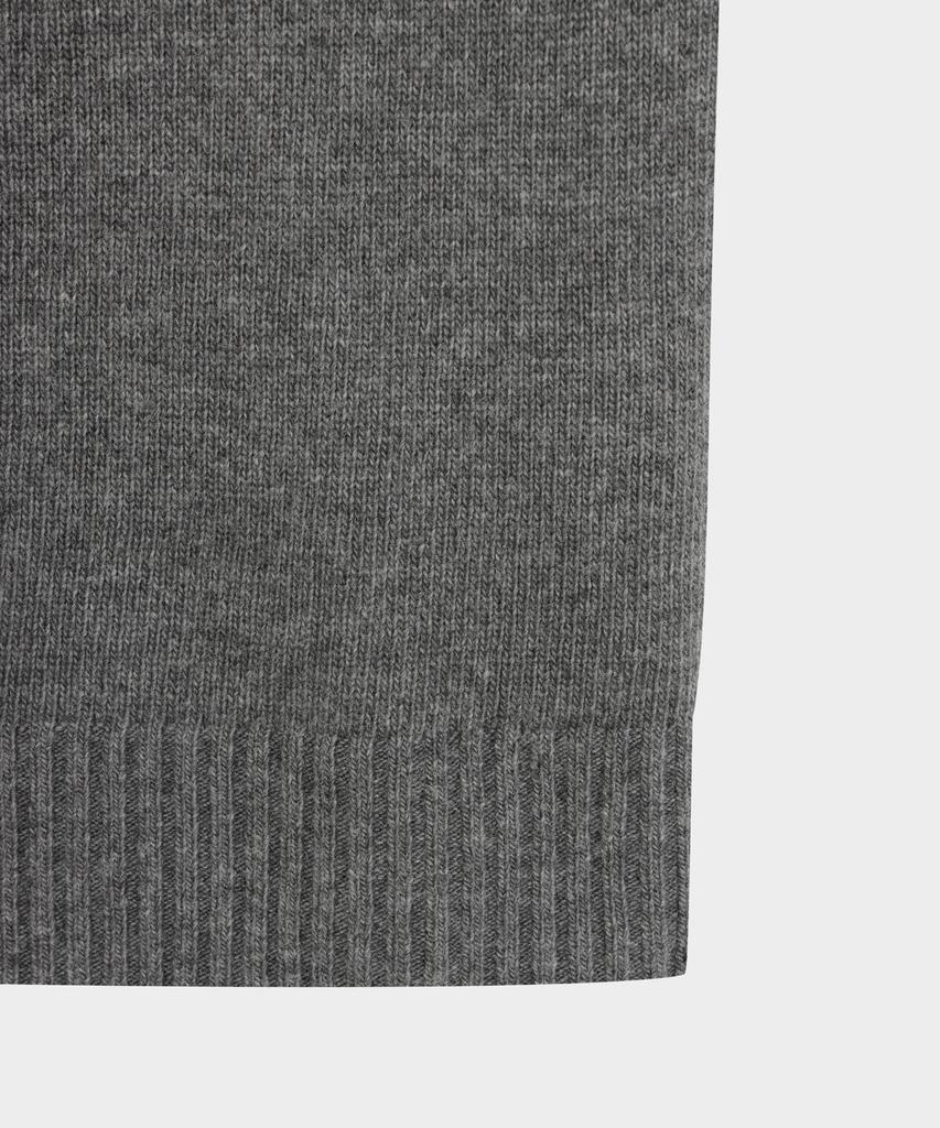 BROOKS BROTHERS Wool Henley Neck Sweater (Charcoal) (Bbwrmog422)