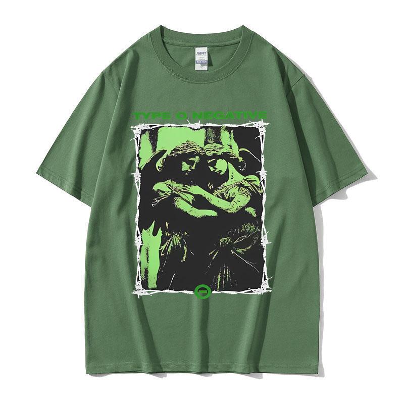 Ограниченный винтажный тип футболки группы Type O Negative, унисекс, женская мода, повседневные, оверсайз, унисекс, ретро, готик, рок, метал