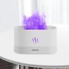 Мини-увлажнитель воздуха USB 3D-пламя, холодный пар, бесшумный, разноцветный, для эфирных масел, автоотключение, для спальни, домашнего декора, путешествий, SPA, общежития
