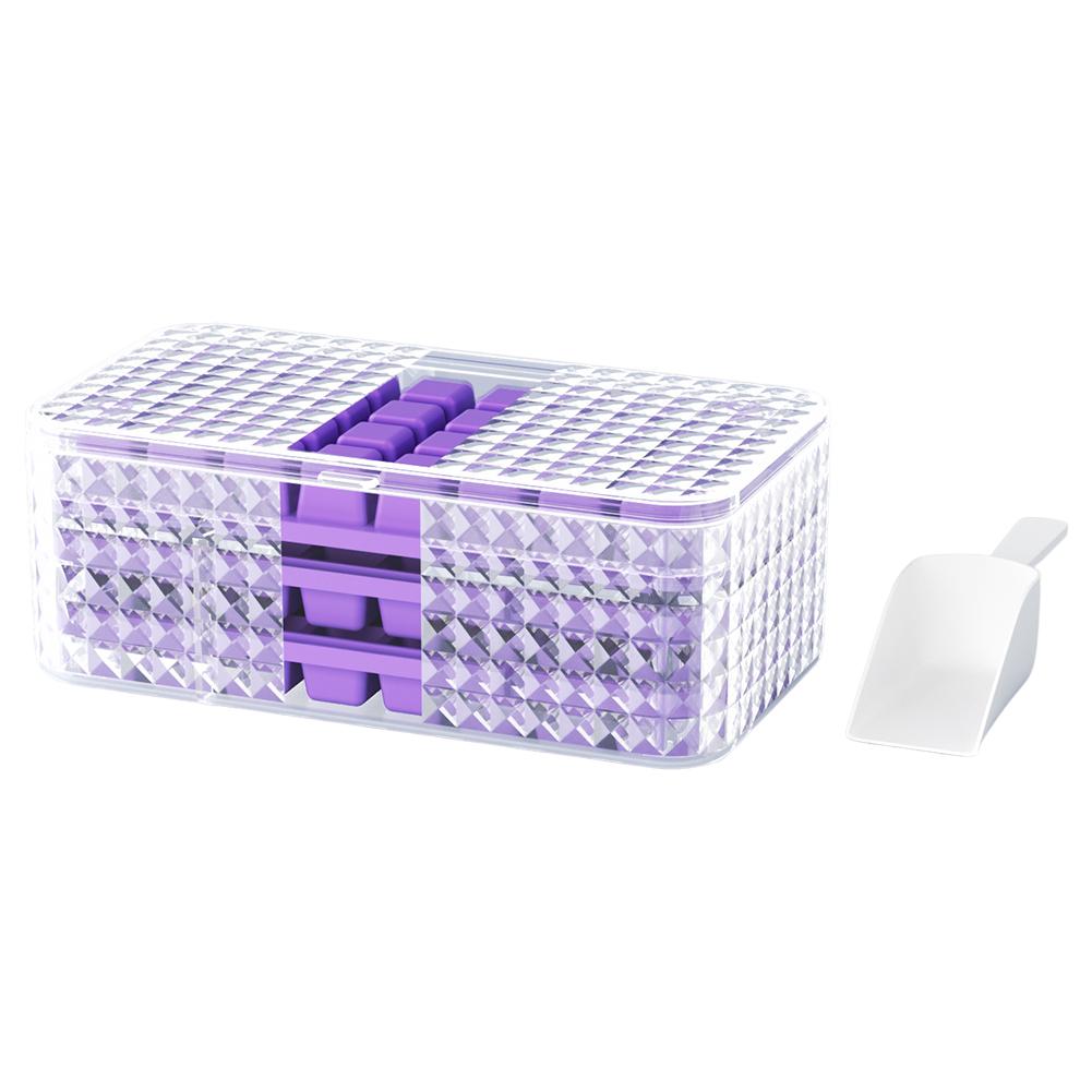 One Key Release 96 Grid Ice Cubes Maker Reusable Refrigerator Ice Cubes Box Ice Making Accessories