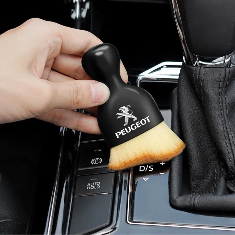 Car Interior Cleaning Brush Center Console Clean Tool Dust Removal Brush For Peugeot 206 308 307 208 207 3008 2008 508 407 301