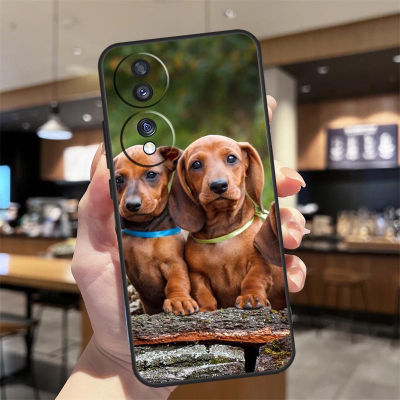 Dachshund Dog Case For Honor Magic 7 5 6 8 Lite Honor 400 200 Pro 50 70 90 X8c X9a X9b X9c X9d Win RT Cover
