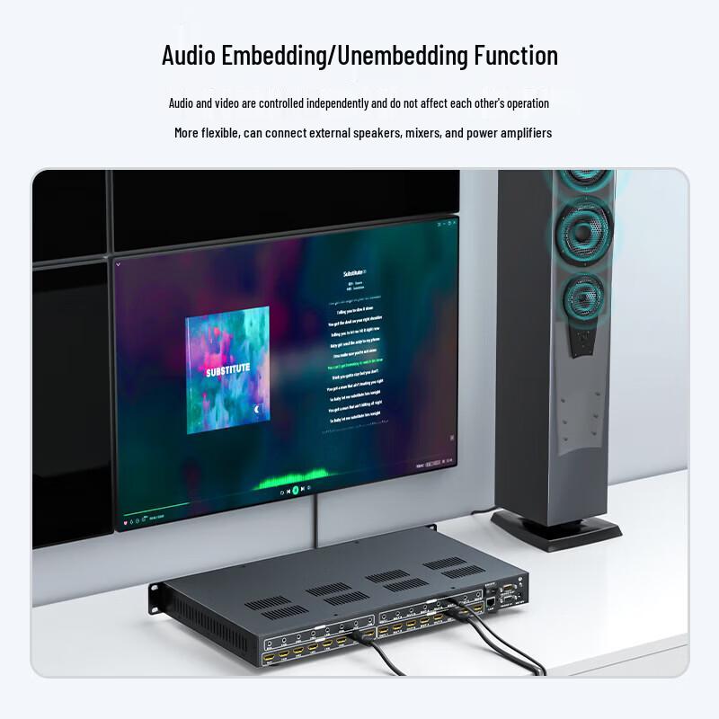 MT-viki 8K 60Hz HDMI 2.1 Matrix Switcher 8 In 8 Out
