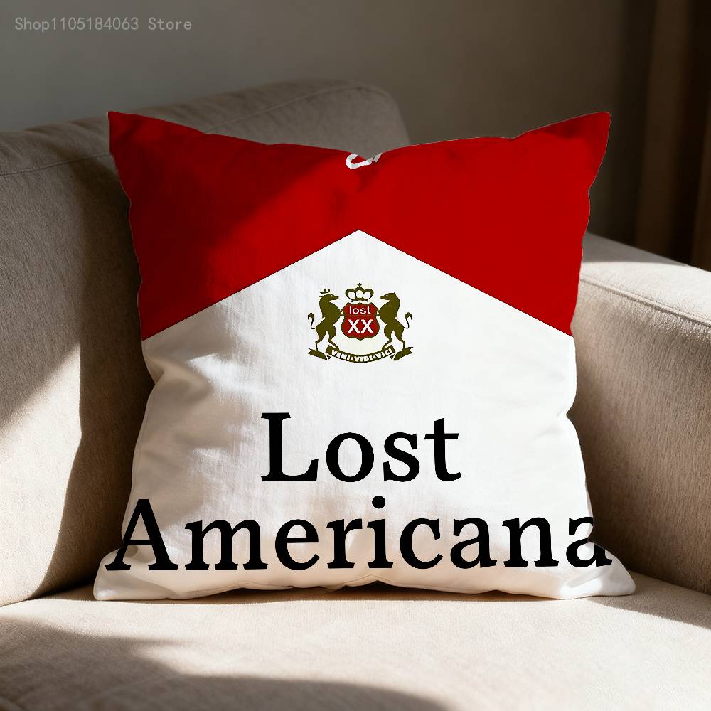 Потерянная Американа MGK Наволочка для декоративной подушки 30x30см 40x40см 45x45см 50x50см 55x55см Квадратная наволочка для диванной подушки