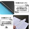 Akaaka Music File, Write-On A4 Binder, Sheet Music Holder, Lightweight, for Music Classrooms, Music Lessons, and Brass Bands, Holds 30 Sheets, 60 Page