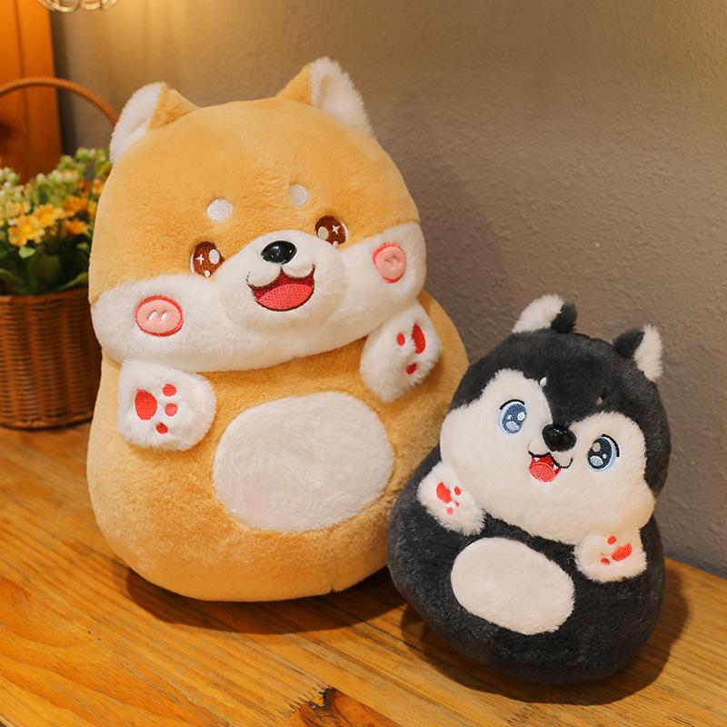 Puppy Doll Plush Toy Husky Doll Simulation Animal Plush Doll Street Stand