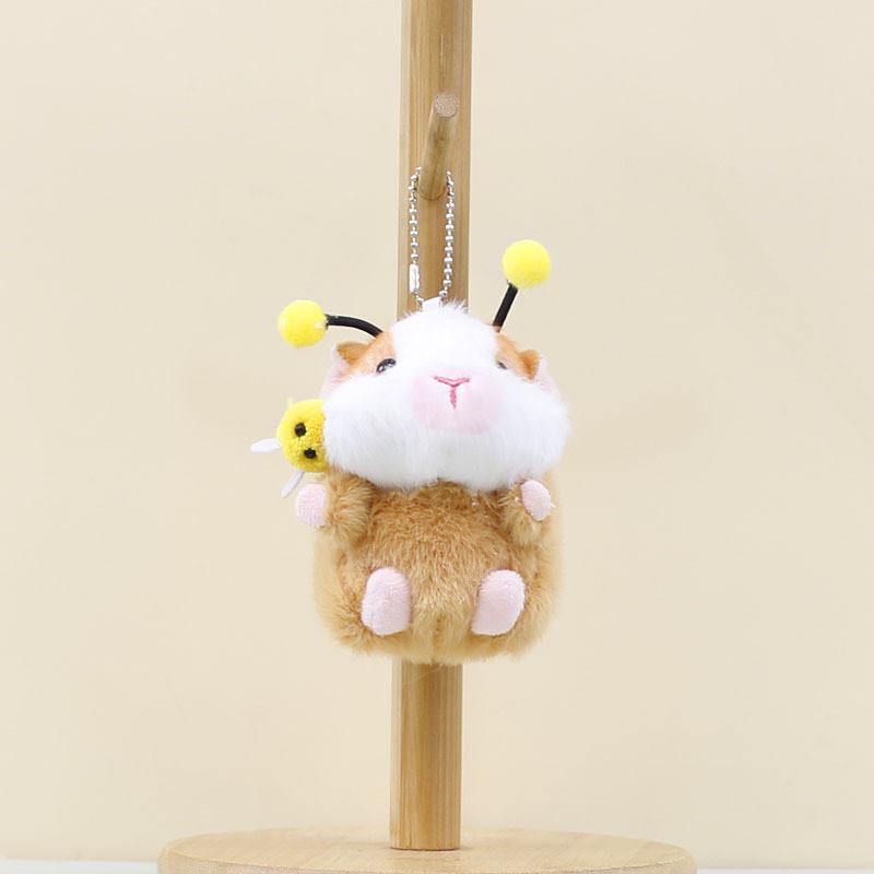 Hamster Little Cute Capybara Keychain Cartoon Girl Backpack Pendant Decorative