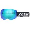 Горнолыжные очки ZECK Asian Fit FZ-16J (МАТОВЫЙ ЧЕРНЫЙ-СЕРЕБРИСТЫЙ/САПФИРОВЫЙ ЗЕРКАЛЬНЫЙ) zkg-fz-16j-bk-g03 [Б/у]