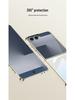 Samsung Z Flip7/6/5 Electroplated Transparent Folding Phone Case - PC Hard Shell Anti-Drop Protective Cover