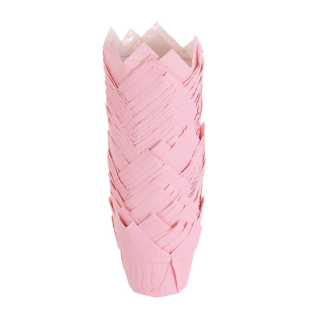 И кухонная утварь Противень для торта Формочки для кексов из жиронепроницаемой бумаги Формочки для кексов Форма для выпечки тюльпанов