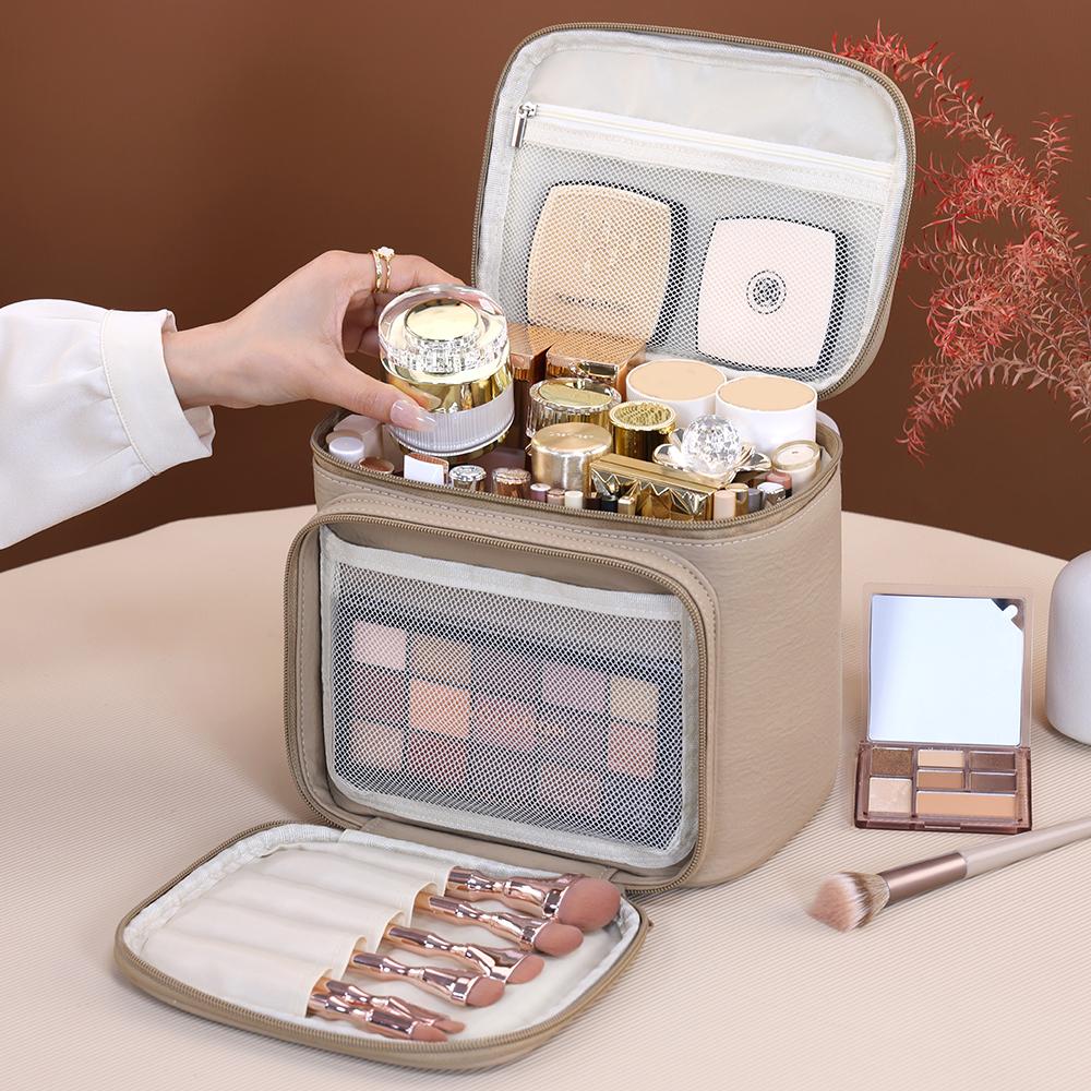 Large Capacity Women's Makeup Bag Waterproof Travel Makeup Brushes Holer Portable Storage Organizer Girl Comestics Toiletry Bag