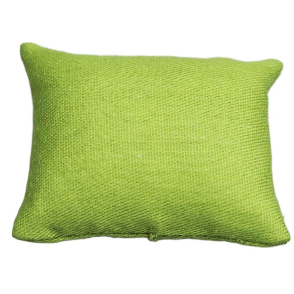 Аксессуары для кукольного дома Подушка в форме цветка в форме сердца Модель ролевой игры Моделирование Подушка в клетку Ob11