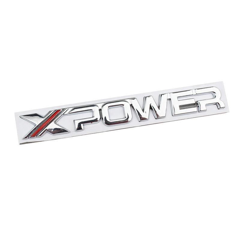 Car Modification MG6X-POWER Car Logo X Logo Metal Body Side Standard Installation Suitable for MG 6/5