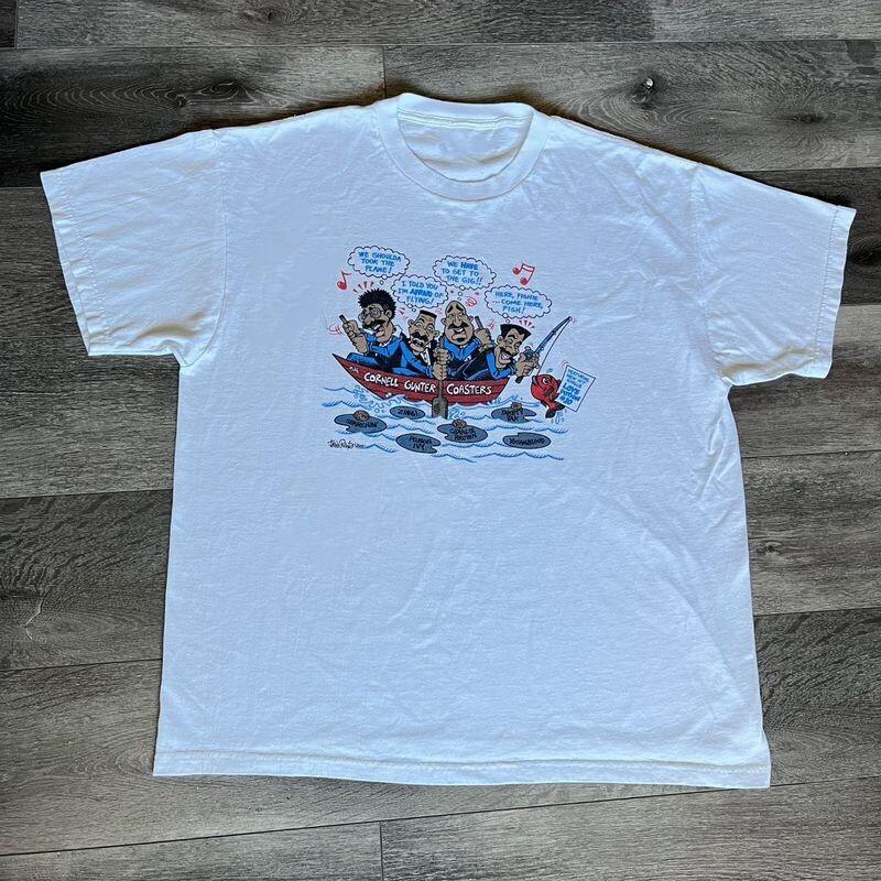 Vintage 2000 The Cornell Gunter Coasters Signed Logo T Shirt White HT257 Unisex T-Shirt