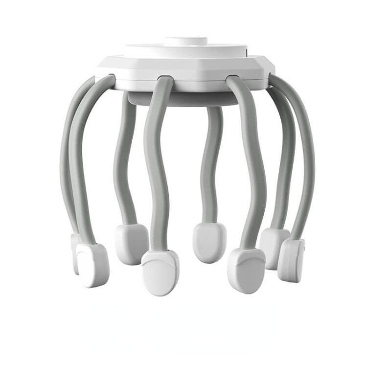 Electric Head Massager Octopus Scalp Massage Instrument With Bluetooth Music Vibration For Relax & Stress Relief Improve Sleep