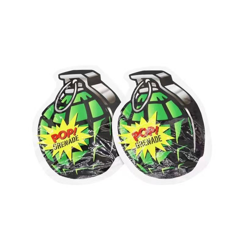 Имитация автоматической надувной гранаты, самовзрывающаяся маленькая жареная сумка, хитрая детская игрушка, забавная шутка, пугающее кольцо, сумка