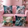 Dashing WWuthering Waves JJinhsi Cushion Cover Pillow Case Soft Friendly Fabric  Concealed Zipper