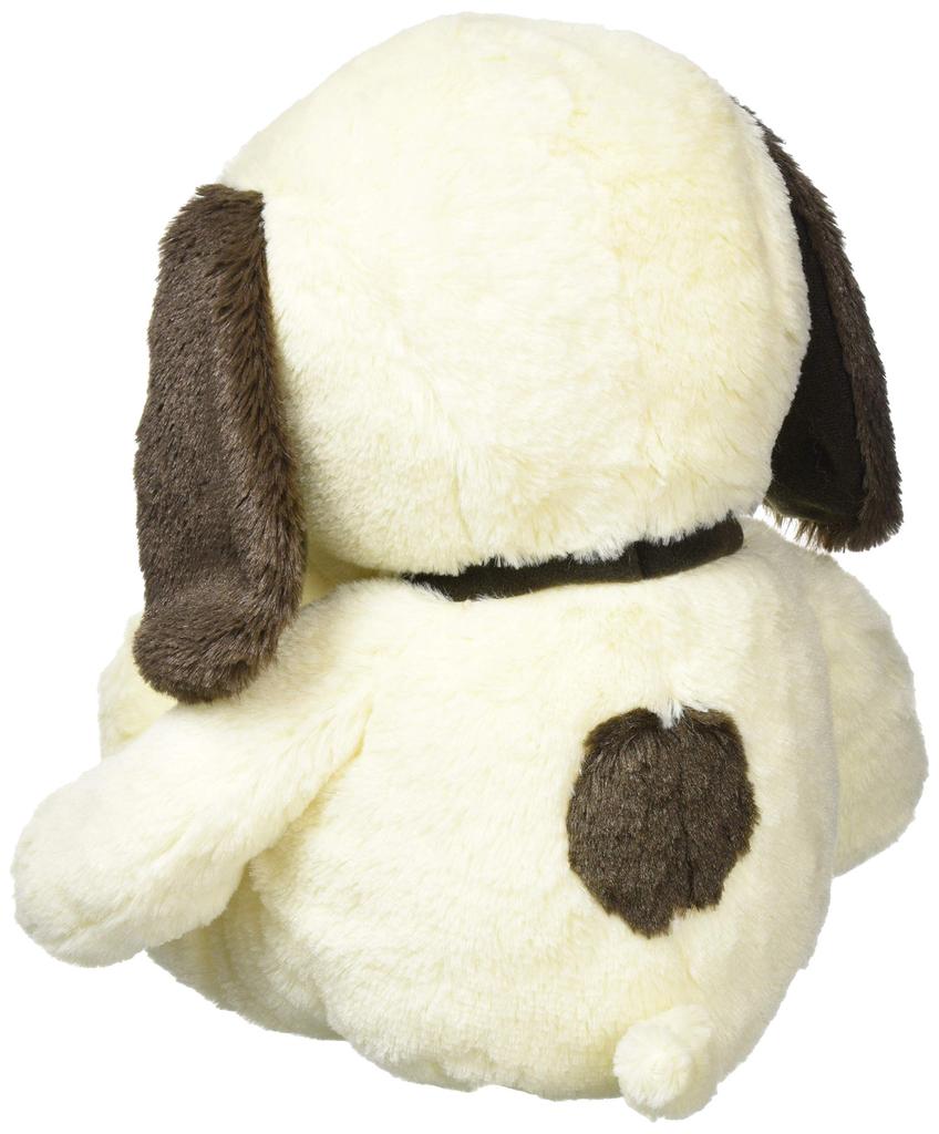 Peanuts Hug Hug Plush Toy Medium Snoopy Mocha Sitting Height 30cm