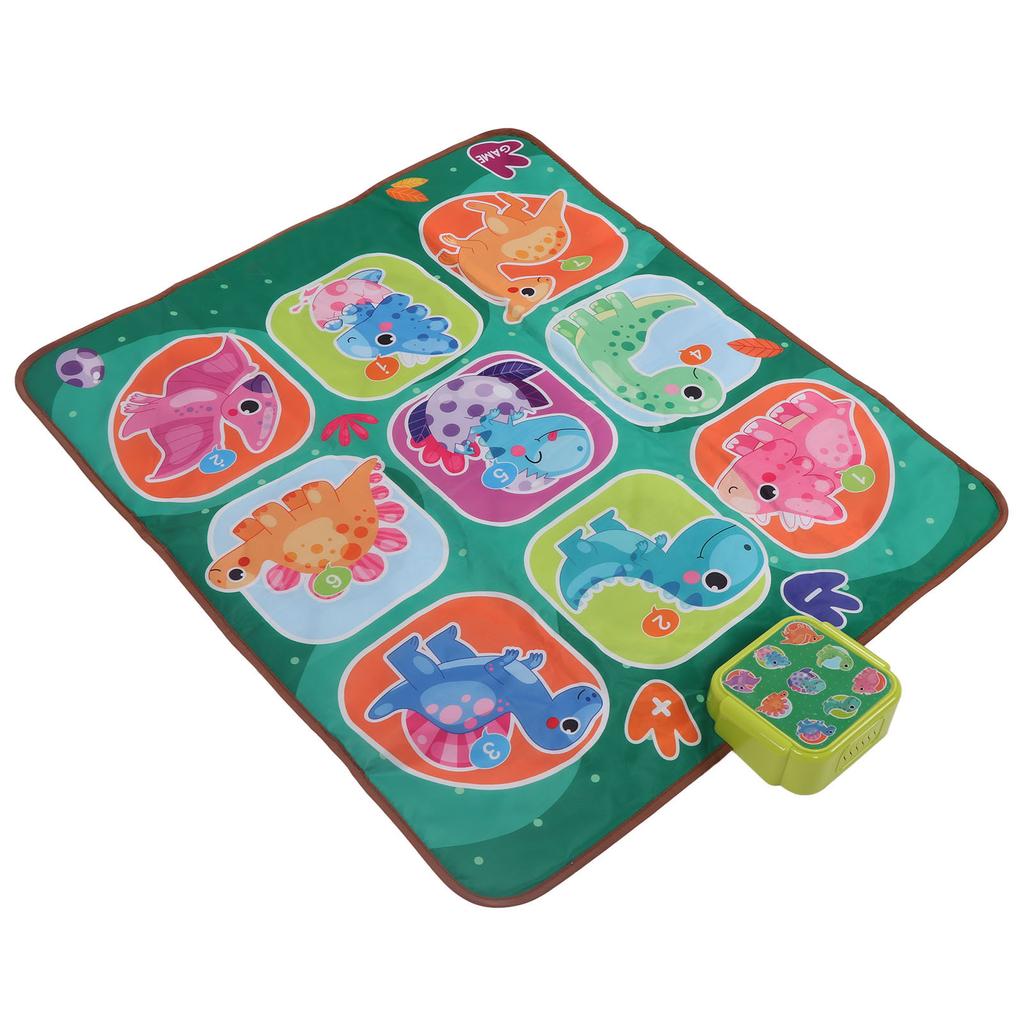 Musical Dance Pad Lighting Adjustable Educational Portable Electronic Dance Mat for Kids Adults