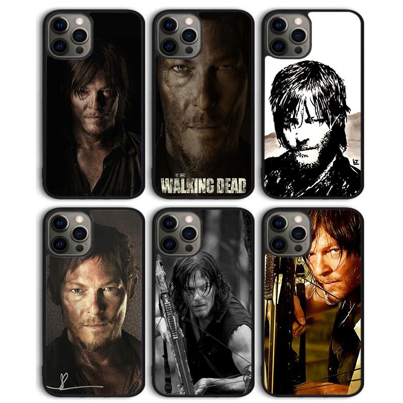 Daryl Dixon Wings Zombie Phone Case Back Cover for iPhone 17 Air 16 15 14 13 11 12 Pro Max Plus Shell Coque
