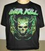 Overkill Крылья Войны Размер S M L XL 2XL 3XL Металл Запрещено- Бесплатная Доставка Унисекс Футболка