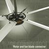 7.3m Industrial Large Ceiling Fan with Permanent Magnet Frequency Conversion for Warehouse, Mall, or Training Hall Ventilation
