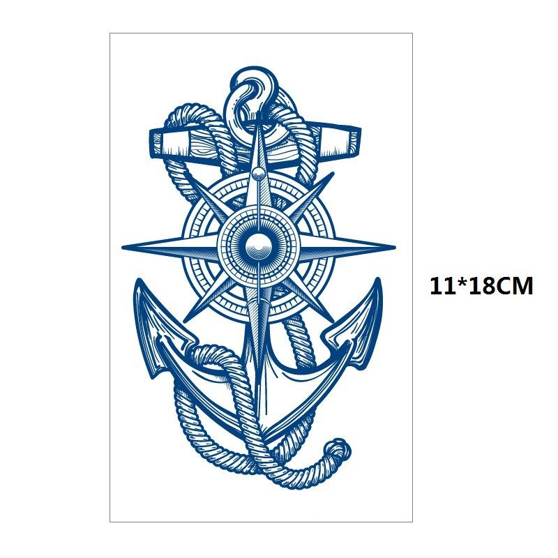 Herbs Gradual Change Jellyfish Planet Feather Snake Big Pattern Geisha Slowly Color Simulation Water Transfer Tattoo Sticker