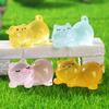 Luminous, Upturned Buttocks Animal Micro-landscape Potted Plant Decorative Items Small Animal Cars