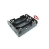 10 шт./лот 2pin черный пластик 3 слота AA 3x1.5v 4.5v батарейный ящик для хранения чехол DIY батарейный контейнер с проводом
