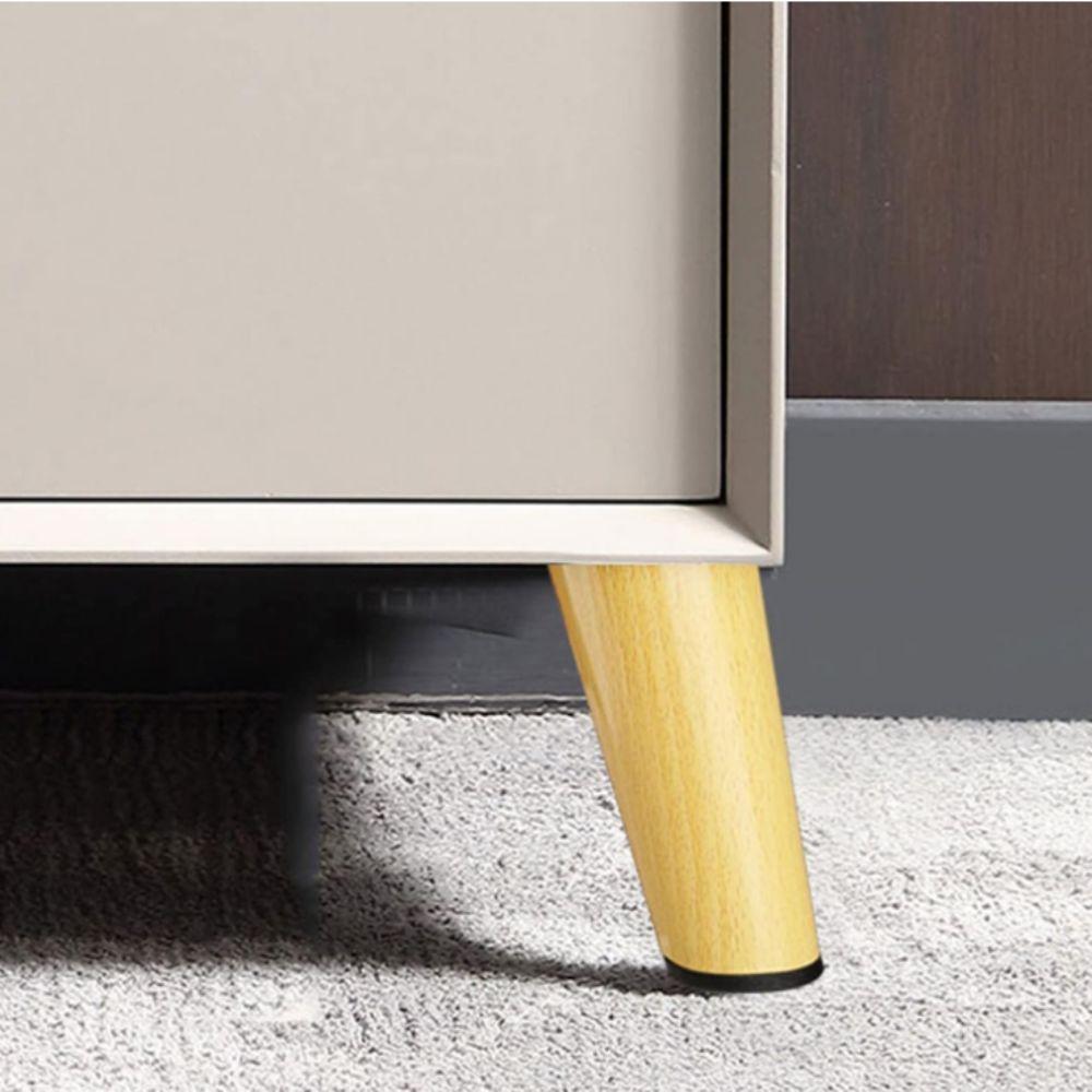 4 шт. Деревянные Массивные Ножки для Мебели Косые Прямые Регулируемая Высота Ножки для Шкафа Современный Короткий Нескользящий Дизайн Мебельные Ножки