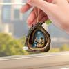 1Pc/2Pcs Nativity Scene Ornaments Birth of Jesus Acrylic Hanging Decorations Holy Religious Gifts for Christian Christmas Tree Decor