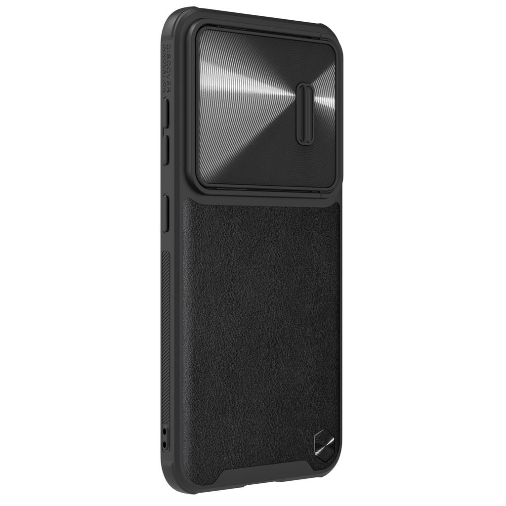 Nillkin CamShield Leather S Series Protective Case for Samsung Galaxy S23+ with Camera Cover - Black
