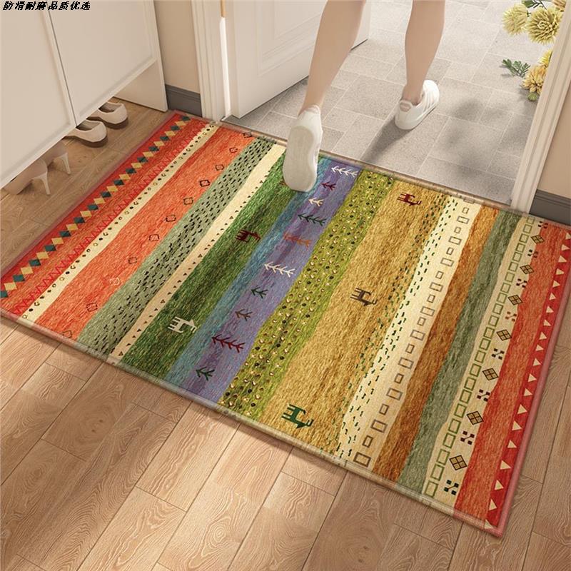 Американский Ретро Коврик для Пола Кристальный Бархат Коврик для Ванной Комнаты Входной Коврик для Пола Придверный Водопоглощающий Противоскользящий Ковер Домашнее Украшение