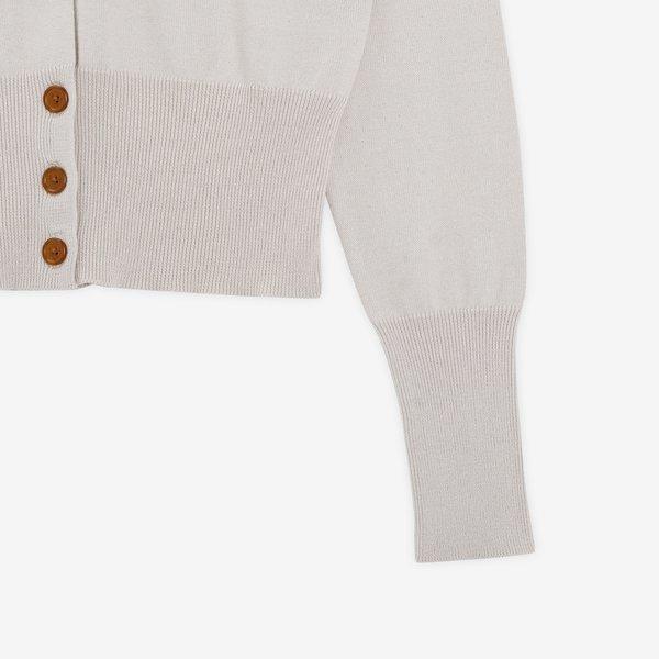 Vivienne Westwood Women Cardigan Bear Dusty White 1803002p Y001v A402