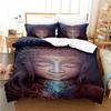 Buddha Duvet Cover Set Queen Size Single Double Bed 220x240cm Twin King Full Bedding Sets Quilt Case Linens 3D HD Pillowcase