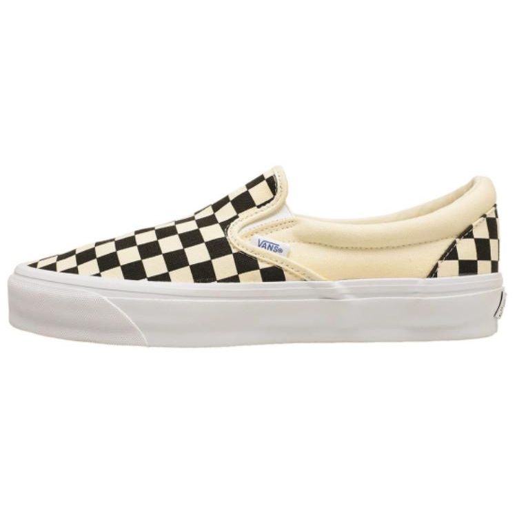 Vans Слипоны Reissue 98 LX Checkerboard — черные кроссовки унисекс белые VN000CSE2BO