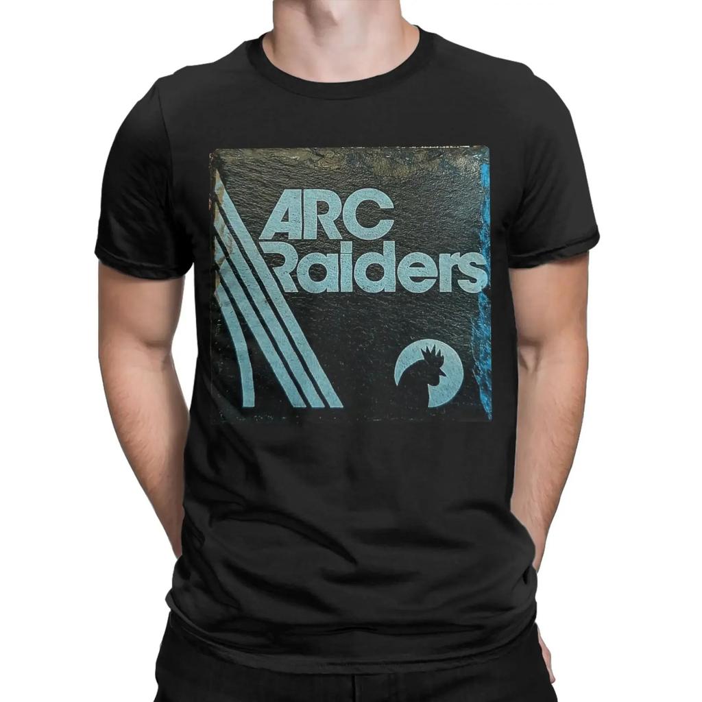 Arc Raiders Печатная хлопковая футболка Мужская Повседневная Свободный крой Пара Мода Уличная одежда harajuku графические футболки оверсайз футболка