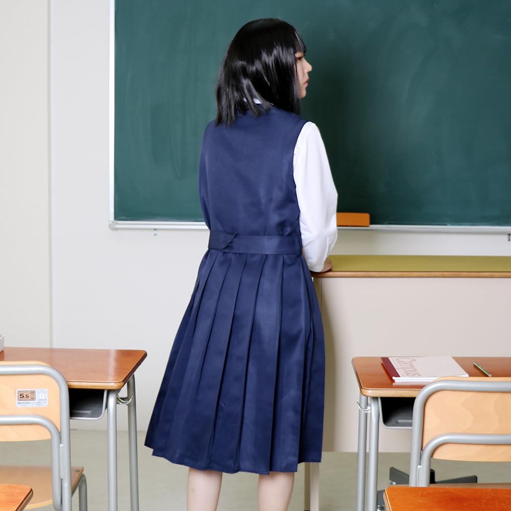 [ВЕСЕЛЫЙ] Костюм для косплея Авангард, Костюм для танца с пузырями, Загадочная униформа, Костюм для группового танца с боб-каре (Маленький)