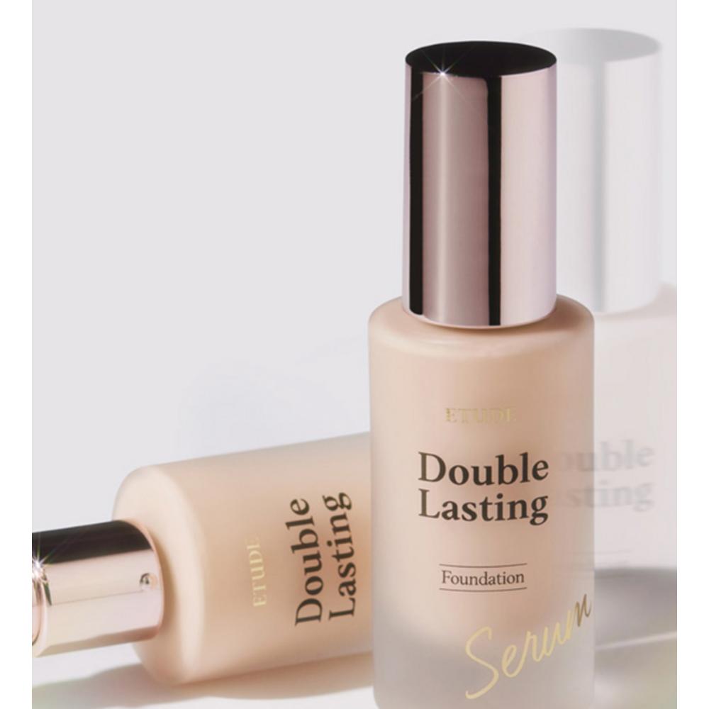 Etude Double Lasting Serum Skin Foundation 30g, Neutral Vanilla 17N1, 1 Piece
