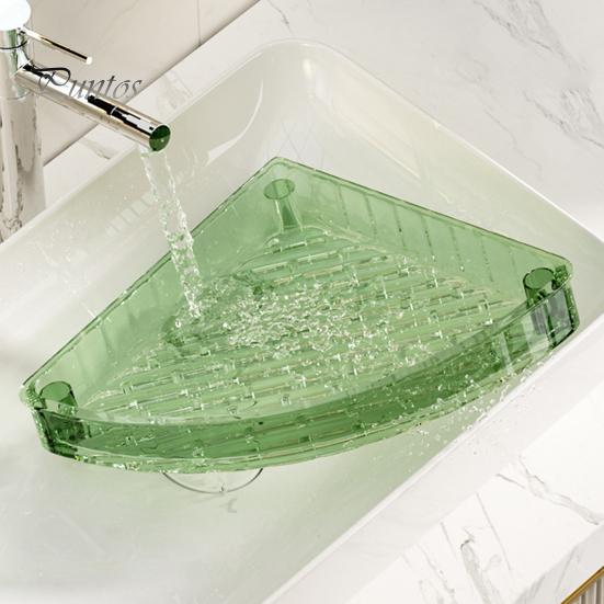 Угловой органайзер для ванной комнаты, стойка для хранения, большая вместимость, 3 уровня, 90 градусов, дизайн, органайзер для косметики, поднос для духов