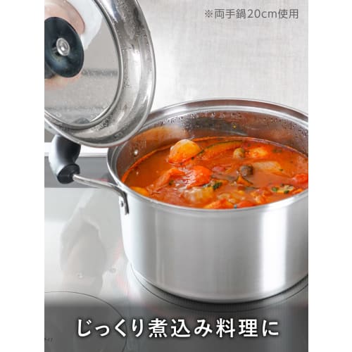 Wahei Freiz RB-2313 14cm Stainless Steel Saucepan with Lid, Gas and Induction Compatible, Thick Bottom