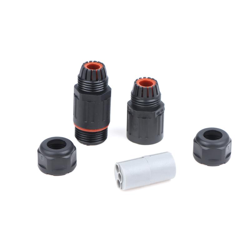 Ip68 Cable Connector Electrical Terminal Wire Adapter Cdf-M3 2/3 Core Straight Through Connector Outdoor Waterproof Joint