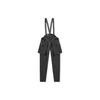 Solid Color Loose Fit Overalls Women Overalls Black AR4540-010