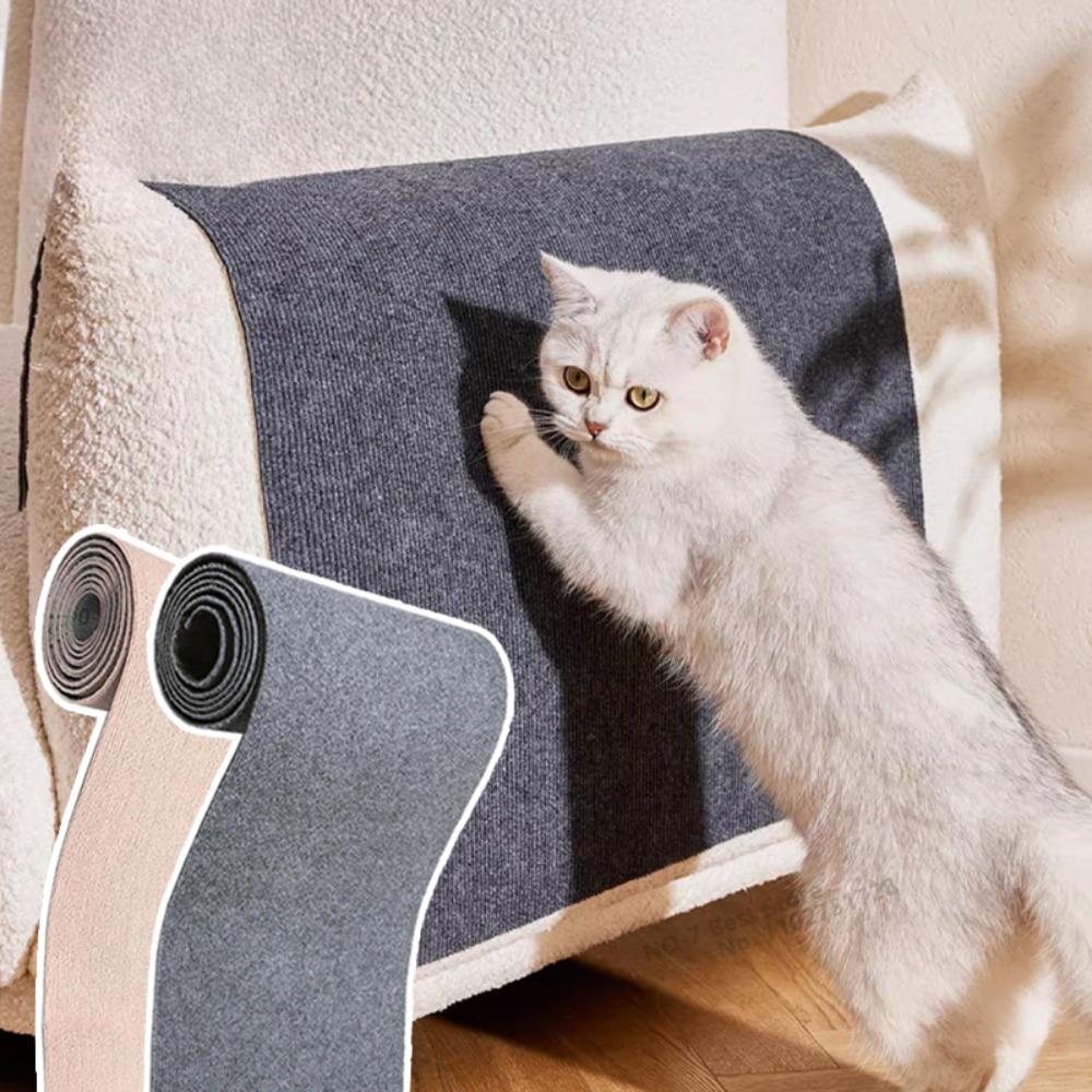 Подстригаемый коврик для кошек Когтеточка для кошек Диванная лента Когтеточка Самоклеящийся коврик Кошачья доска Когтеточка Аксессуары для кошек